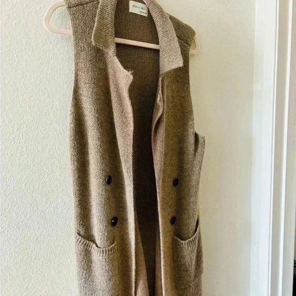 Active USA Jackets & Blazers - Active USA knit long sweater